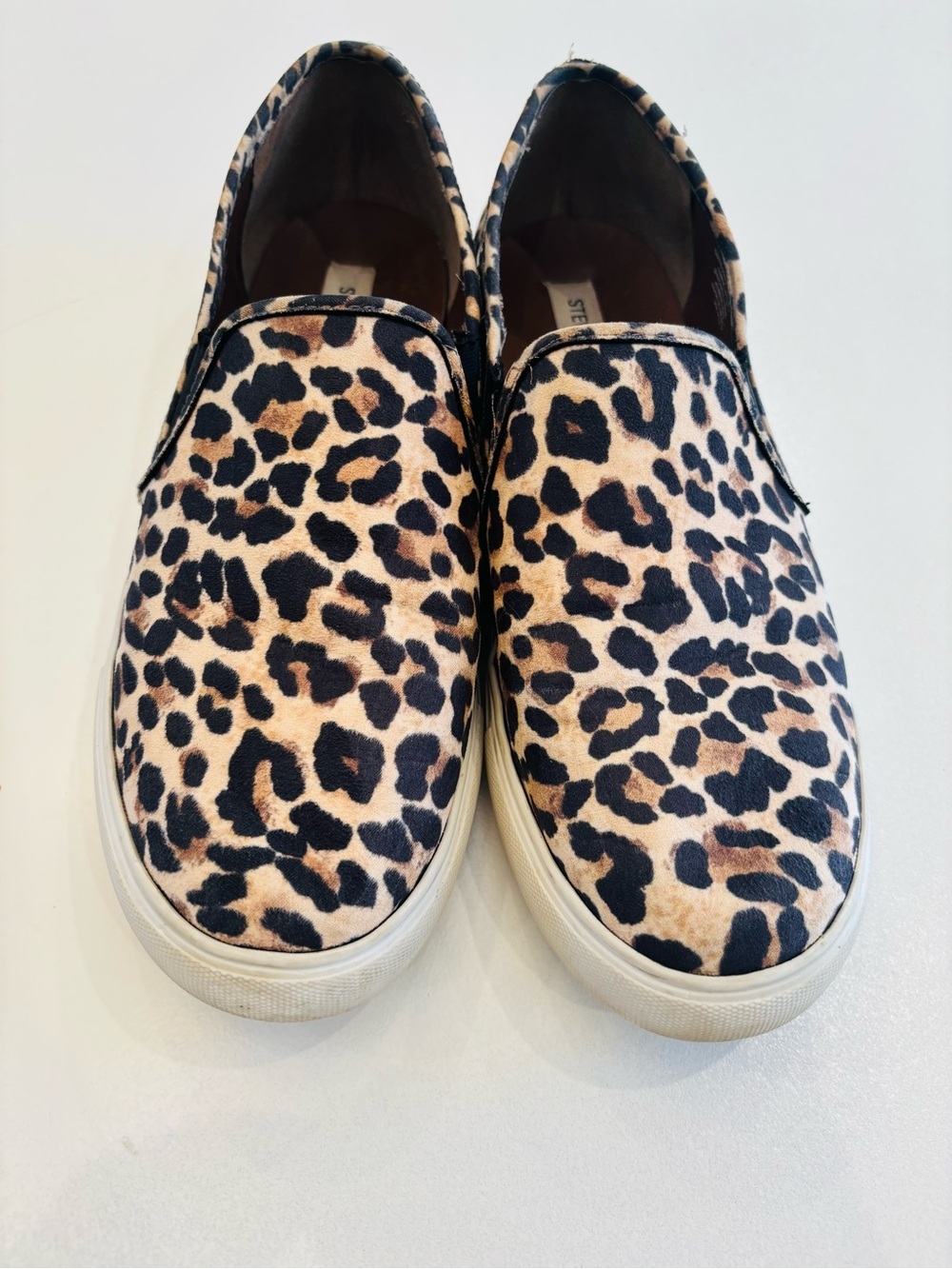 Steve Madden Leopard Women’s Slip-On Sneakers - Tan & Black size 10 - Picture 10 of 13